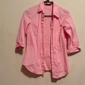 Women's Pink Button Down Shirt